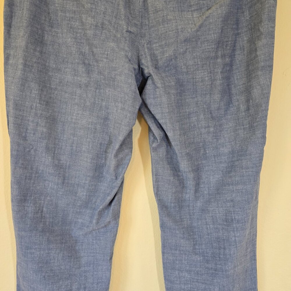 Talbots Sky Blue Perfect Cropped Pants Size 16 - Picture 8 of 16